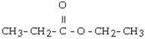 <strong>Which of these compounds is the ester formed from the reaction of acetic acid and 1-propanol?</strong> A) B) C) D) E)