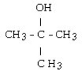 <strong>What is the IUPAC name of this compound? </strong> A) butanol B) propanol C) 2-propanol D) 2-methylbutanol E) 2-methyl-2-propanol