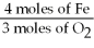 <strong>Given the following equation, what is the correct form of the conversion factor needed to convert the number of moles of O<sub>2</sub> to the number of moles of Fe<sub>2</sub>O₃ produced? 4Fe(s) + 3O<sub>2</sub> (g) → 2Fe<sub>2</sub>O₃(s)</strong> A)   B)   C)   D)   E)   <div style=padding-top: 35px> 