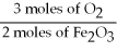 <strong>Given the following equation, what is the correct form of the conversion factor needed to convert the number of moles of O<sub>2</sub> to the number of moles of Fe<sub>2</sub>O₃ produced? 4Fe(s) + 3O<sub>2</sub> (g) → 2Fe<sub>2</sub>O₃(s)</strong> A)   B)   C)   D)   E)   <div style=padding-top: 35px> 