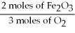 <strong>Given the following equation, what is the correct form of the conversion factor needed to convert the number of moles of O<sub>2</sub> to the number of moles of Fe<sub>2</sub>O₃ produced? 4Fe(s) + 3O<sub>2</sub> (g) → 2Fe<sub>2</sub>O₃(s)</strong> A)   B)   C)   D)   E)   <div style=padding-top: 35px> 