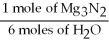 <strong>For the question(s) that follow, consider the following balanced equation. Mg₃N<sub>2</sub>(s) + 6H<sub>2</sub>O(l) → 3Mg (OH)₂(s) + 2NH₃(g) What is the correct form of the conversion factor needed to convert the number of moles of H<sub>2</sub>O to the number of moles of NH₃ produced?</strong> A)  B)  C)  D)  E)  <div style=padding-top: 35px> 