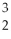The correct symbol for hydrogen-3 is He.