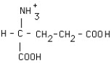<strong>What is the structural formula of glutamic acid (pI = 3.2) at pH = 1?</strong> A) B) C) D) E)