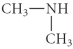 <strong>Name the following compound.  </strong> A)ethyl amine B)dimethyl ether C)methanal D)1-methanoate E)dimethyl amine <div style=padding-top: 35px> 