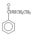 <strong>The amide formed in the reaction of benzoic acid and ethylamine is</strong> A)   B)   C)   D)   E)   <div style=padding-top: 35px> 