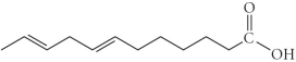 <strong>Choose the polyunsaturated triacylglycerol from the compounds below.</strong> A) B) C) D) E)