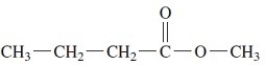 The IUPAC name of this compound is methyl butanoate.