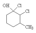 <strong>The condensed structural formula for 2,3-dichloro-4-methylcyclohexanol is</strong> A)   B)   C)   D)   E)   <div style=padding-top: 35px> 