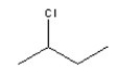 <strong>What is the IUPAC name for the following? </strong> A)1-chlorobutane B)2-chlorobutane C)3-chlorobutane D)2-chloropropane E)chlorobutane