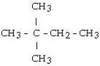 <strong>What is the name for the following? </strong> A)hexane B)dimethylbutane C)3,3-dimethylbutane D)2,2-dimethylbutane E)2-dimethylbutane