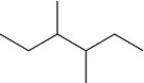 <strong>What is the IUPAC name for this alkane? </strong> A)2-ethyl-3-methylpentane B)4-ethyl-3-methylpentane C)3, 4-dimethylhexane D)2, 3-diethylbutane E)octane