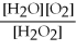 <strong>What is the correct form of the equilibrium constant for this reaction? 2H2O2 (g) ⇌ 2H2O (g) + O2 (g)</strong> A) B) C) D)