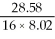 <strong>What is the correct answer for the calculation of a volume (in mL)with measured numbers ?</strong> A)0.22 mL B)0.223 mL C)57 mL D)14 mL E)14.3 mL