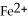 <strong>What is the correct formula for the iron(II)ion?</strong> A) B) C) D) E)