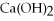 The molar mass of calcium hydroxide,   ,is ________.