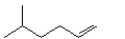 <strong>What is the IUPAC name of the following compound? </strong> A)5-methyl-1-hexene B)2-methyl-1-hexene C)2-methyl-5-hexene D)5-methyl-2-hexene E)1-hexene