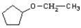 <strong>What is the common name of this compound? </strong> A)cyclopentyl ethyl ether B)cyclopentyl ethyl ketone C)1-cyclopropyl-1-ethylalcohol D)ethylcyclopentanol E)3-cyclopentylethanol