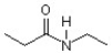 <strong>What two compounds will react to give this amide? </strong> A)propanol and ammonia B)propanoic acid and ammonia C)propanoic acid and ethylamine D)propanoic acid and diethylamine E)propanoic acid and methylamine