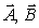 Three vectors and are added together.Which statement below best describes the additive property of the three vectors?