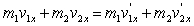 <strong>Two masses,m<sub>1</sub> and m<sub>2</sub>,are moving with velocities and when they collide.After the collision,the final velocities are and .Which of the following expressions is true? (The subscripts x and y represent the components along x and y respectively.)</strong> A) B) C) D) E)(A)and (B)