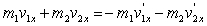 <strong>Two masses,m<sub>1</sub> and m<sub>2</sub>,are moving with velocities and when they collide.After the collision,the final velocities are and .Which of the following expressions is true? (The subscripts x and y represent the components along x and y respectively.)</strong> A) B) C) D) E)(A)and (B)