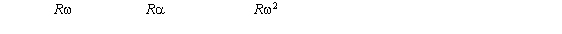 <strong>A point P is at a distance R from the axis of rotation of a rigid body.The linear speed,centripetal acceleration,and tangential acceleration of the point can be expressed as </strong> A) B) C) D) E)
