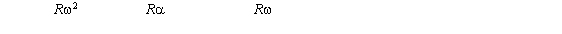 <strong>A point P is at a distance R from the axis of rotation of a rigid body.The linear speed,centripetal acceleration,and tangential acceleration of the point can be expressed as </strong> A) B) C) D) E)