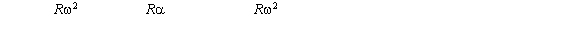 <strong>A point P is at a distance R from the axis of rotation of a rigid body.The linear speed,centripetal acceleration,and tangential acceleration of the point can be expressed as </strong> A) B) C) D) E)