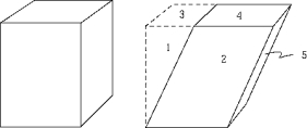 <strong>The form of Hooke's law relating shear stress to shear strain is The figure shows a block subjected to shear stress.Which number corresponds to the surface area A in the equation just given? </strong> A)1 B)2 C)3 D)4 E)5