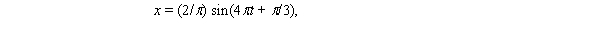 <strong>A body moves with simple harmonic motion according to the equation where the units are SI.At t = 2 s,the speed of the body is</strong> A)1/3 m/s B)1/ \pi m/s C) m/s D)4 m/s E) m/s
