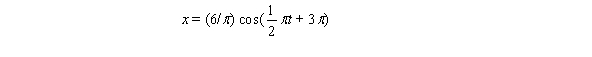 <strong>A 2-kg mass oscillates in one dimension with simple harmonic motion on the end of a massless spring on a horizontal frictionless table according to where the units are SI.The total mechanical energy of this system is</strong> A)1 J B)3 J C)5 J D)7 J E)9 J