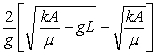 <strong>Use the following scenario to answer the next question. A rope of length L and linear mass density <font face=symbol> is tied to the ceiling on one end. The other end is tied to a spring with spring constant k,and the spring is then attached to the floor,extending it by A. The time it takes for a wave pulse to travel from the bottom of the rope to the ceiling is</strong> A) B) C) D) E)