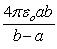<strong>A capacitor is constructed by placing a conducting sphere of radius a concentrically inside a thin conducting spherical shell of radius b.Derive an expression for the capacitance of such a capacitor.</strong> A) B) C) D) E)It is not possible to construct such a capacitor.