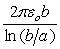 <strong>A capacitor is constructed by placing a conducting sphere of radius a concentrically inside a thin conducting spherical shell of radius b.Derive an expression for the capacitance of such a capacitor.</strong> A) B) C) D) E)It is not possible to construct such a capacitor.