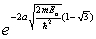 <strong>An electron of kinetic energy E<sub>0</sub> traveling in a region in which the potential energy is zero is then incident on a finite potential barrier of height U<sub>0</sub> (= 4E<sub>0</sub>)and width a.If the potential barrier is reduced to 2E<sub>0</sub>,by what factor will the probability of penetration of the barrier be changed?</strong> A) B) C) D) E)None of these is correct.