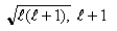 <strong>If you measure the angular momentum of an electron in units of ,you find that the angular momentum is quantized to the value _______ units and that its component along any direction can have only the _______ values ranging from - to + units.</strong> A) B) C) D) E)