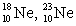 <strong>The pair of nuclides that represents isotopes is</strong> A) B) C) D) E)