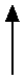 <strong> The figure shows the position of the moon at two times, about 7 days apart. Which vector best represents the change in the moon's velocity in this time interval?</strong> A) B) C) D) E)