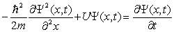 <strong>The time-independent Schrödinger equation is</strong> A) B) C) D) E)