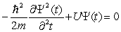 <strong>The time-independent Schrödinger equation is</strong> A) B) C) D) E)