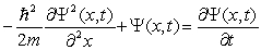 <strong>The time-independent Schrödinger equation is</strong> A) B) C) D) E)