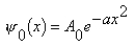 <strong>The ground-state wave function of the harmonic oscillator is</strong> A) B) \Psi <sub>0</sub>(x) = A<sub>0</sub>e<sup>-</sup><sup>ax </sup> C) \Psi <sub>0</sub>(x) = A<sub>0</sub>sin(ax) D) \Psi <sub>0</sub>(x) = A<sub>0</sub>sin(ax<sup>2</sup>) E)