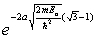 <strong>An electron of kinetic energy E<sub>0</sub> traveling in a region in which the potential energy is zero is then incident on a finite potential barrier of height U<sub>0</sub> (= 4E<sub>0</sub>) and width a. If the potential barrier is reduced to 2E<sub>0</sub>, by what factor will the probability of penetration of the barrier be changed?</strong> A) B) C) D) E) None of these is correct.