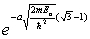 <strong>An electron of kinetic energy E<sub>0</sub> traveling in a region in which the potential energy is zero is then incident on a finite potential barrier of height U<sub>0</sub> (= 4E<sub>0</sub>) and width a. If the potential barrier is reduced to 2E<sub>0</sub>, by what factor will the probability of penetration of the barrier be changed?</strong> A) B) C) D) E) None of these is correct.