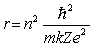 <strong>The radii of the Bohr orbits in atomic hydrogen are given by . If the radius of the first Bohr orbit (n = 1) is 0.053 nm, the radius of the third Bohr orbit (n = 3) is</strong> A) 0.16 nm B) 0.018 nm C) 0.48 nm D) 0.35 nm E) 1.3 nm
