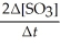 <strong>Given the following balanced equation, determine the rate of reaction with respect to [SO<sub>3</sub>]. 2SO<sub>2</sub>(g)+ O<sub>2</sub>(g)→ 2SO<sub>3</sub>(g)</strong> A)Rate = -     B)Rate = +     C)Rate = -   D)Rate = +   E)It is not possible to determine the answer without more information. <div style=padding-top: 35px> 