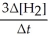 <strong>Given the following balanced equation, determine the rate of reaction with respect to [H<sub>2</sub>]. N<sub>2</sub>(g)+ 3H<sub>2</sub>(g)→ 2NH<sub>3</sub>(g)</strong> A)Rate = +   B)Rate = -     C)Rate = +     D)Rate = -     E)It is not possible to determine the answer without more information. <div style=padding-top: 35px> 