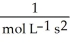 <strong>What are the units of k in the following rate law? Rate = k[X][Y]<sup>2</sup></strong> A)   B)   C)M<sup>2</sup> s D)   E)   <div style=padding-top: 35px> 