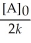 <strong>Which of the following represents the equation for a second-order half-life?</strong> A)t <sub>1/2</sub> = B)t <sub>1/2</sub> = C)t<sub> </sub><sub>1/2</sub> = D)t <sub>1/2</sub> = E)t <sub>1/2</sub> =